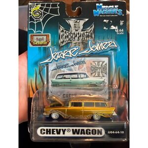 Muscle Machines West Coast Choppers Jesse James Chevy Wagon Gold 1:64 JJ04-64-10